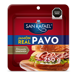 JAMÓN REAL DE PAVO REBANADAS SÁNDWICH 250 g