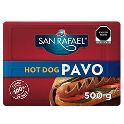 SALCHICHAS PARA HOT DOG 100% PAVO 500 g