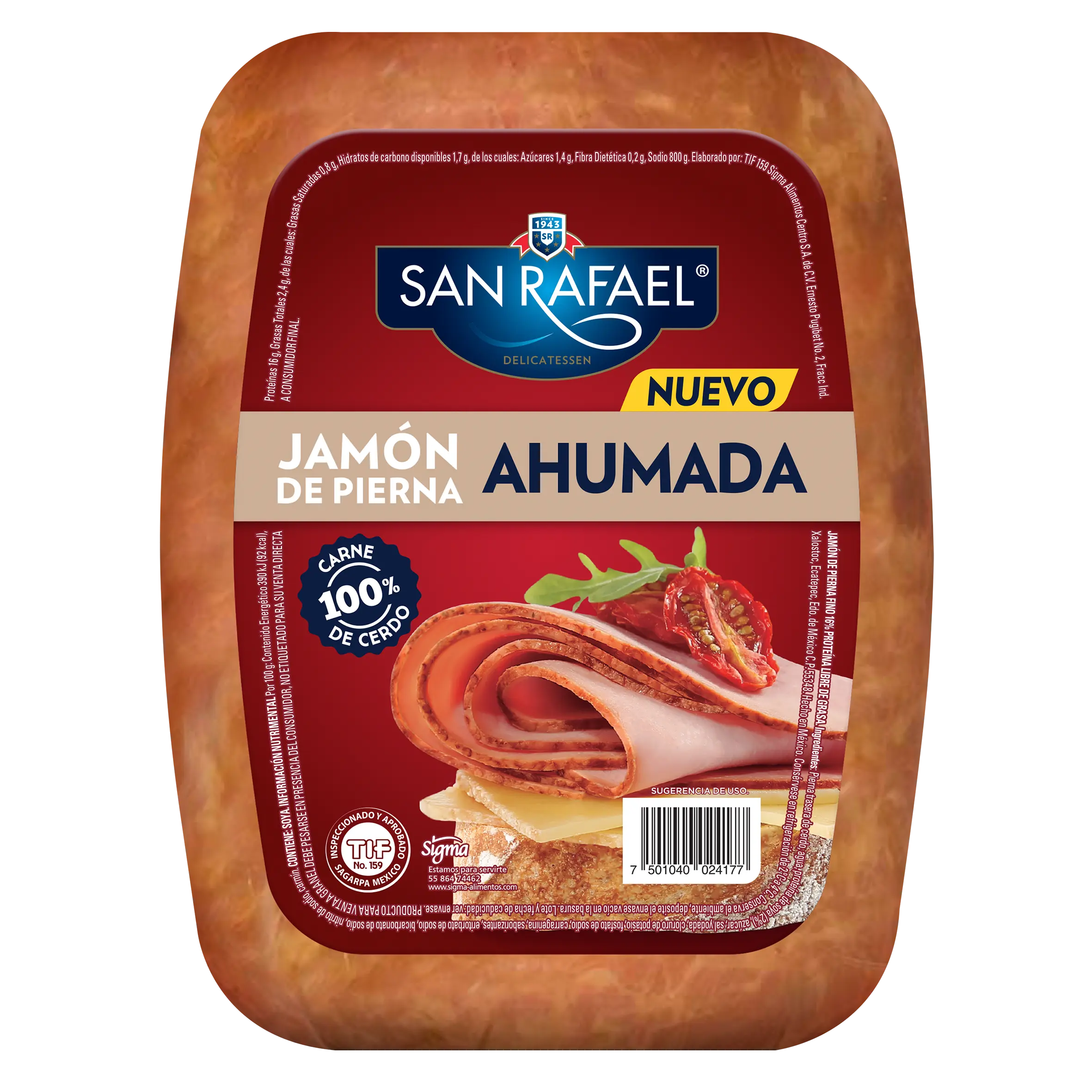 Jamón pierna ahumada