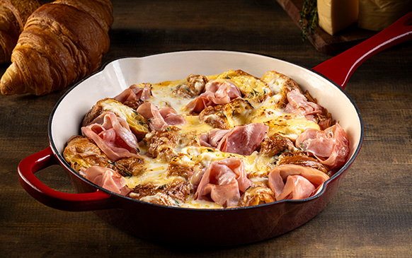 crossaints Croissants con jamón y queso